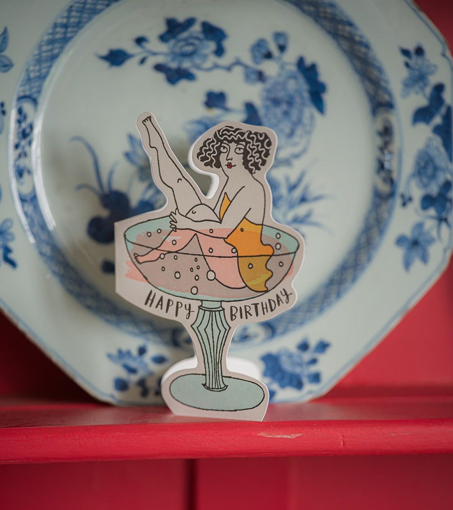 Birthday Cocktail | Letterpress Greeting Card