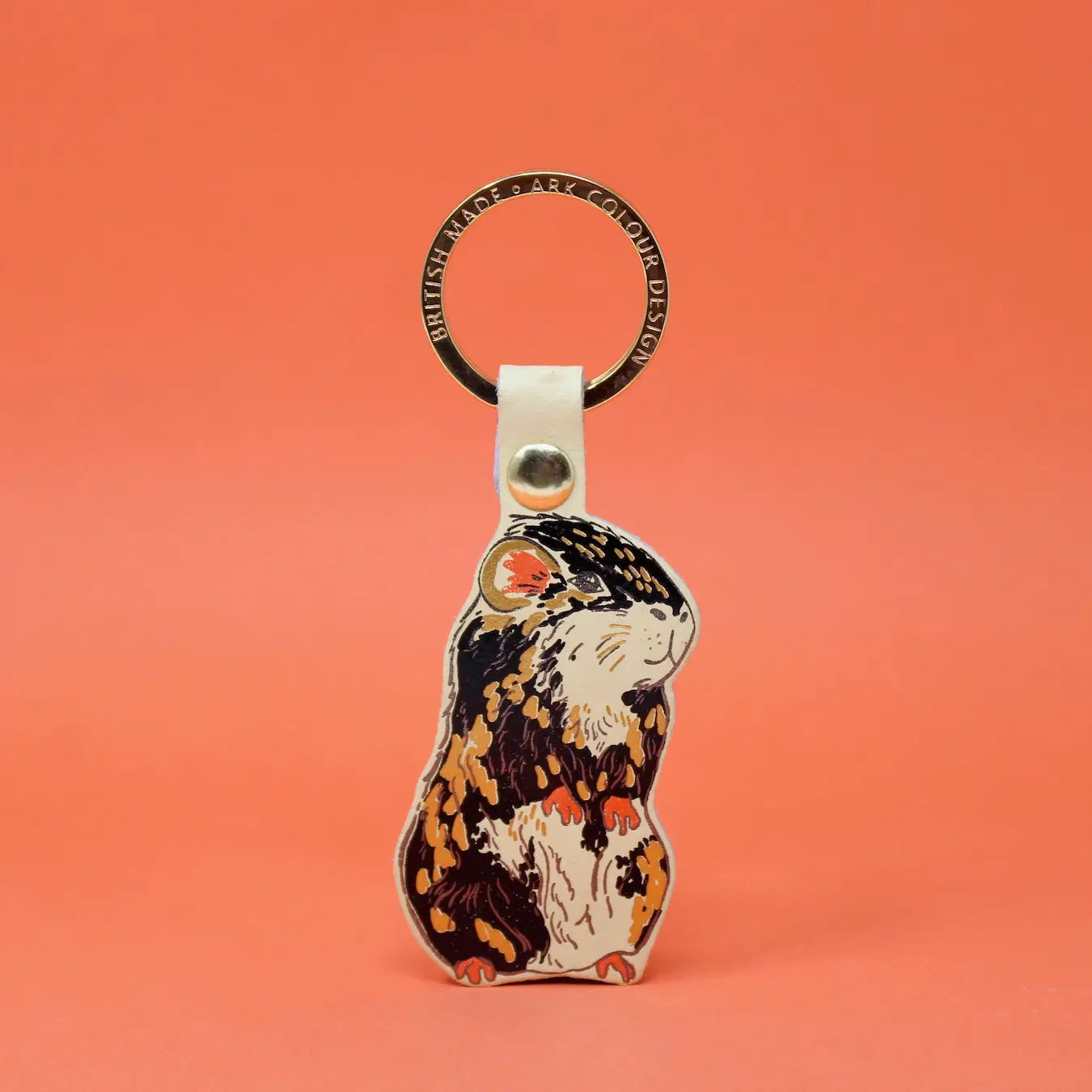Guinea Pig | Leather Keyring
