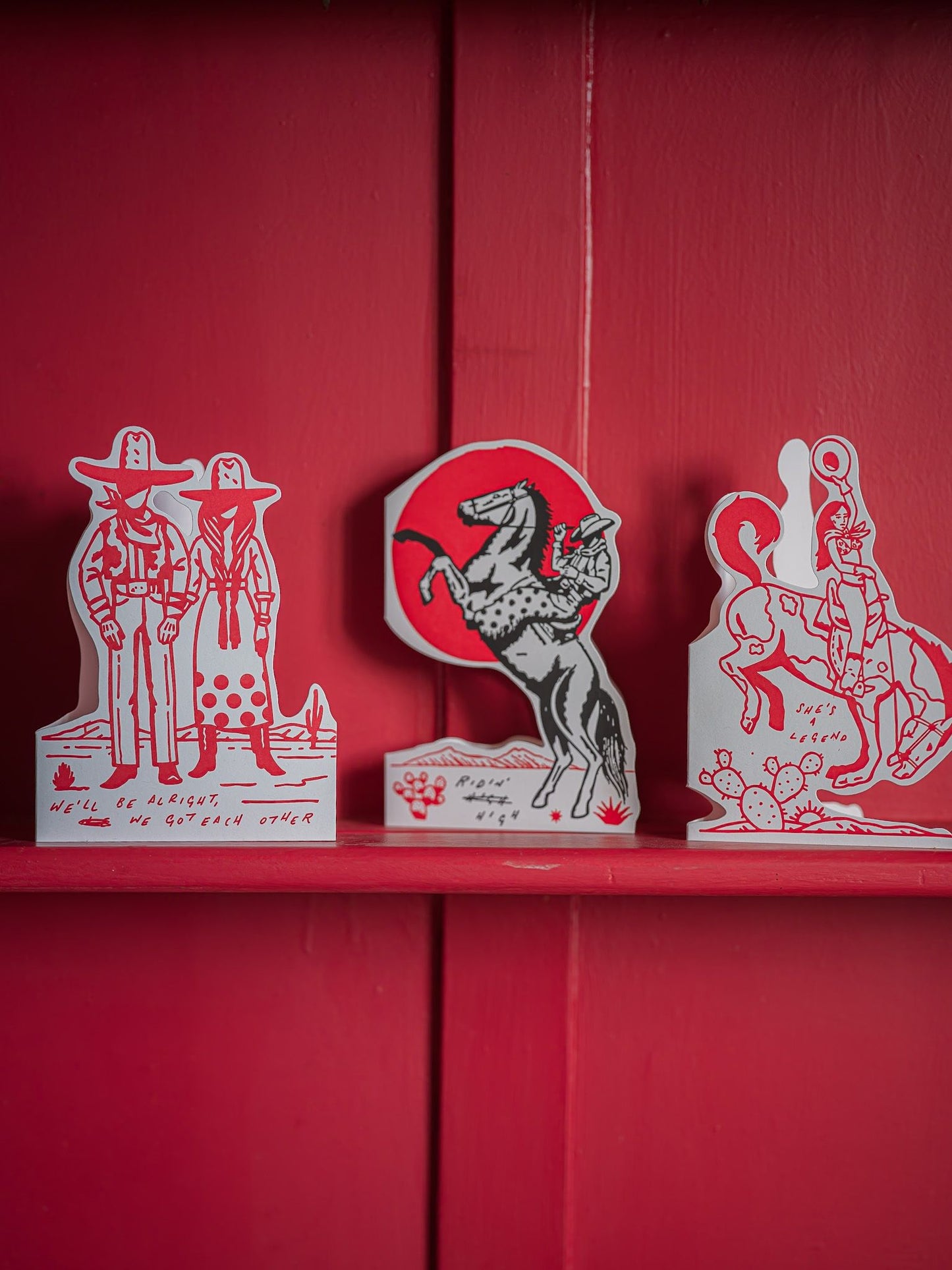 She’s A Legend Cowgirl | Letterpress Greeting Card