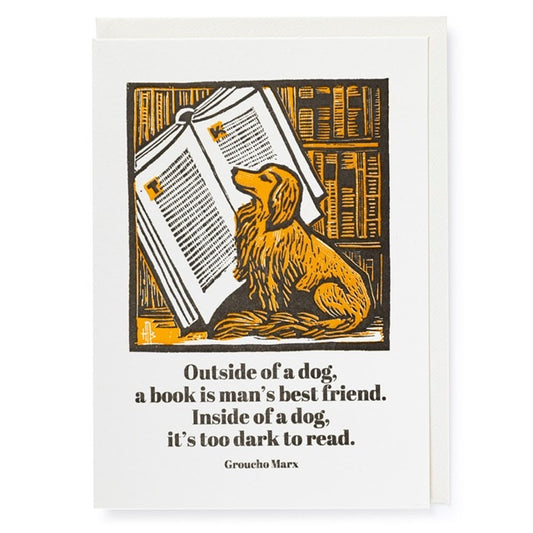 Outside Of A Dog | Greeting Card