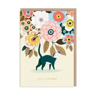 Floral Kitty | Greeting Card