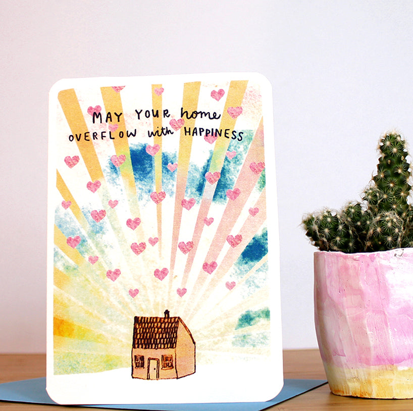 May Your Home Overflow With Happiness | Greeting Card