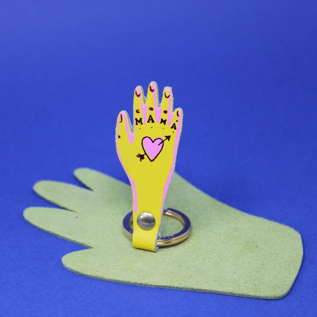 Mama | Leather Keyfob