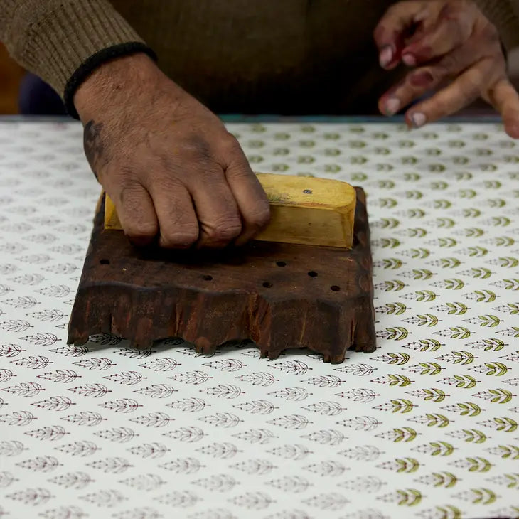 Buti Scarlet | Paper Mirchi Block Printed Greeting Card