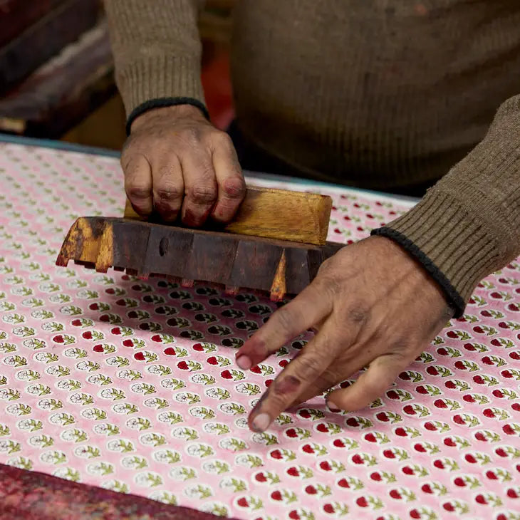 Daisy Festive | Paper Mirchi Block Printed Greeting Card