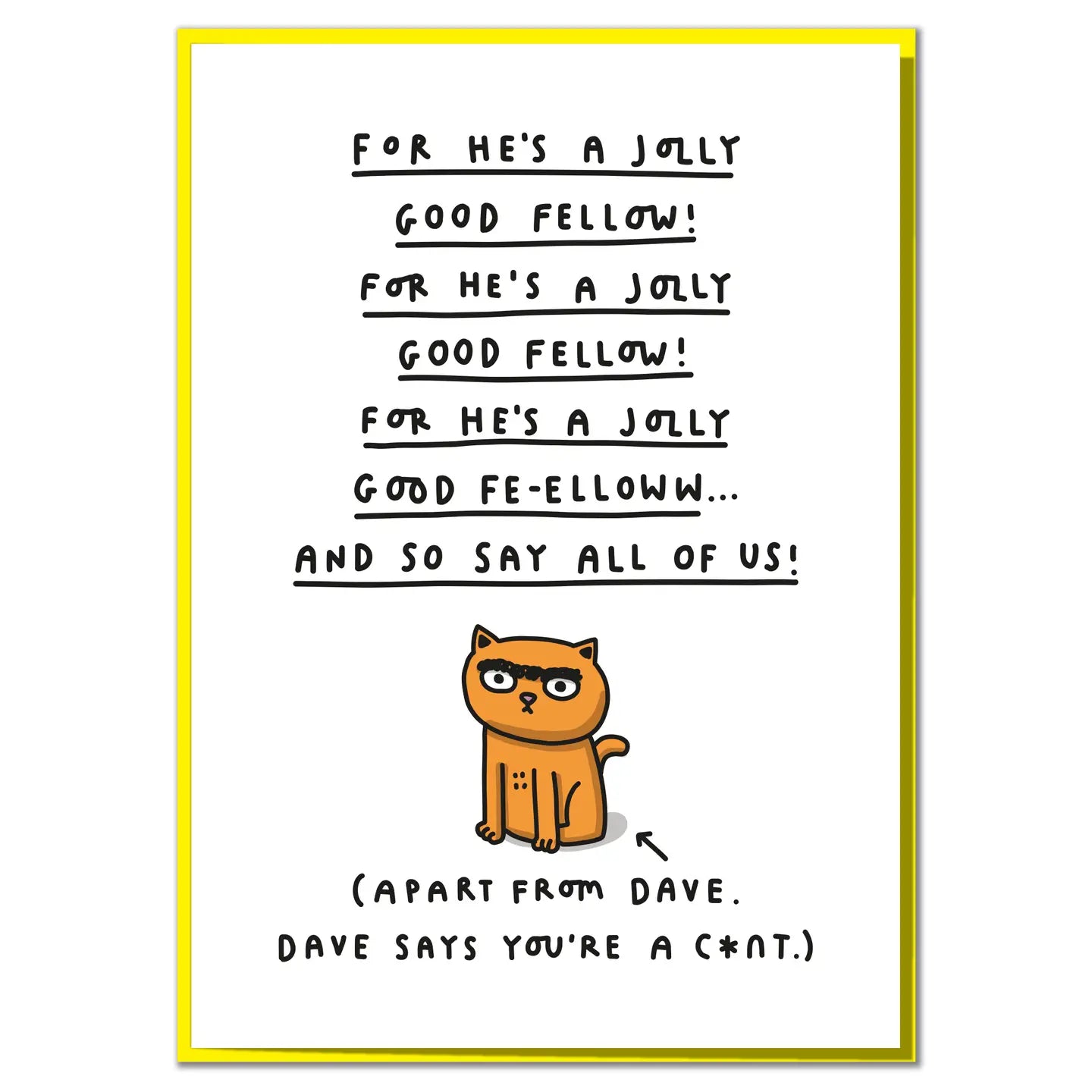 Jolly Good Fellow | Greeting Card