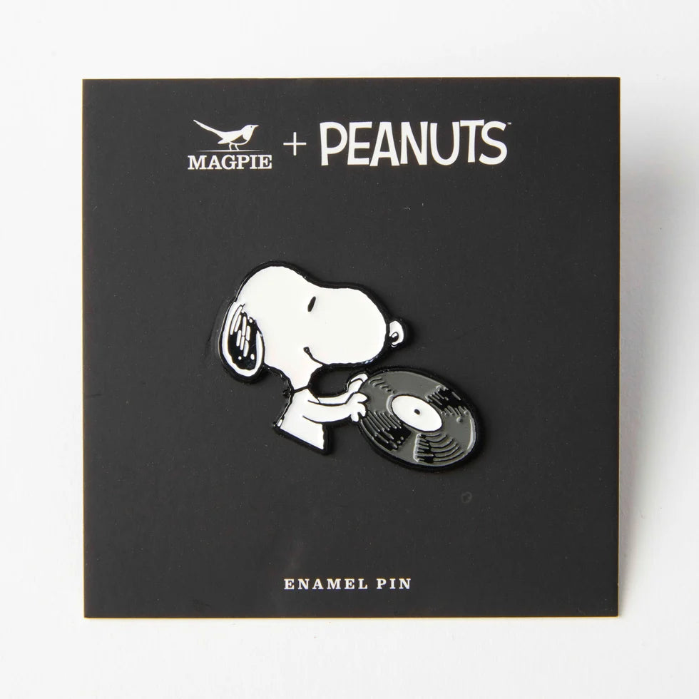 Snoopy Vinyl Lover | Peanuts Enamel Pin Badge