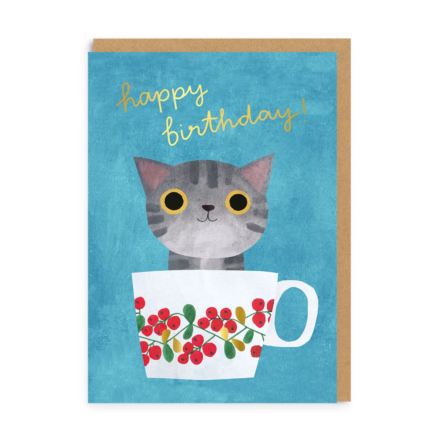 Teacup Kitten | Greeting Card