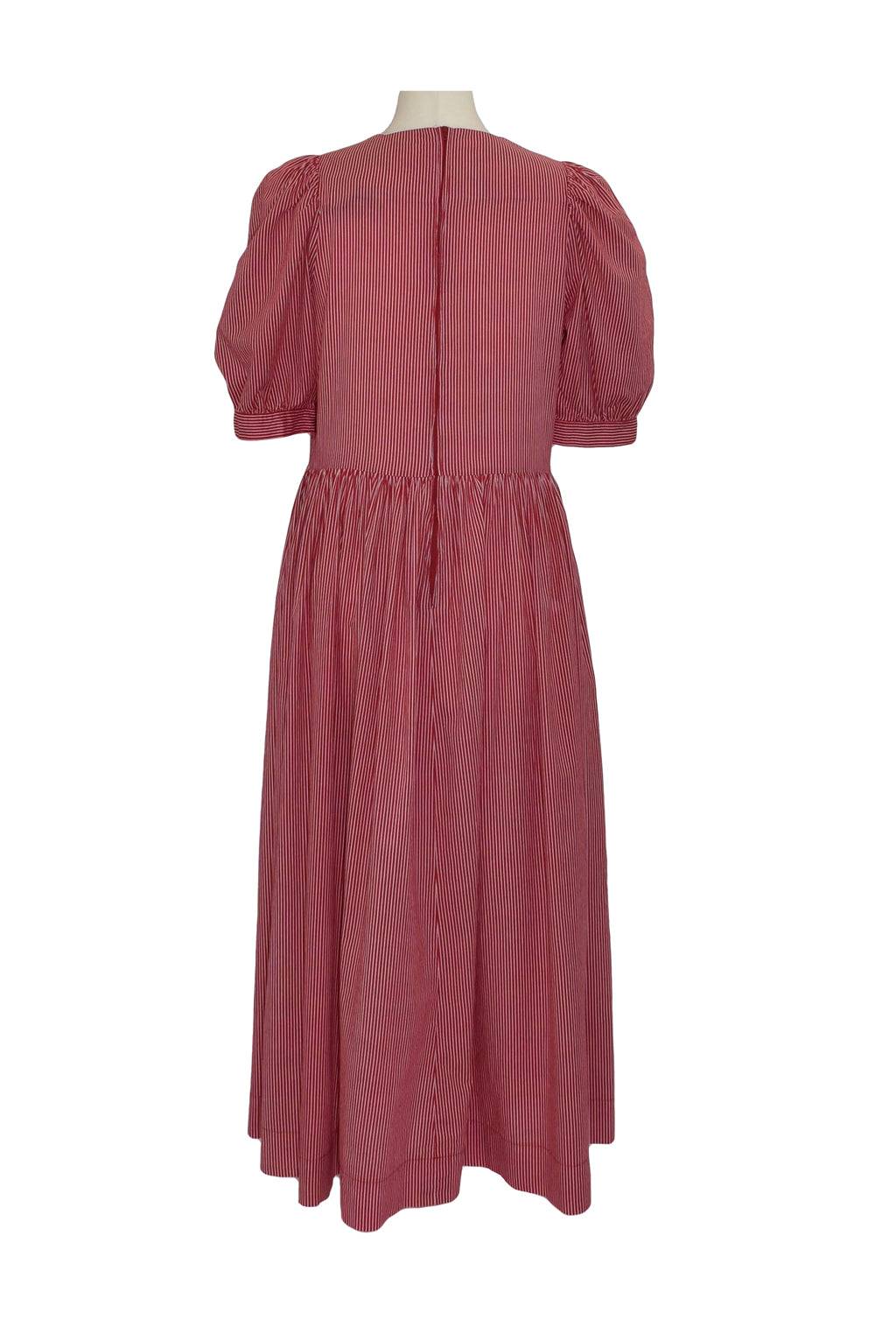 1980’s Laura Ashley Made In Great Britain Candy Stripe Cotton Dress