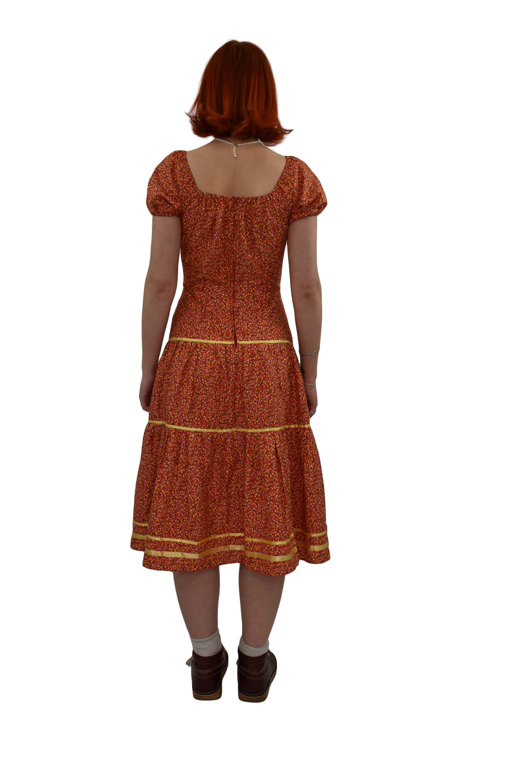 1970’s Betty Barclay Red Floral Dress | Vintage