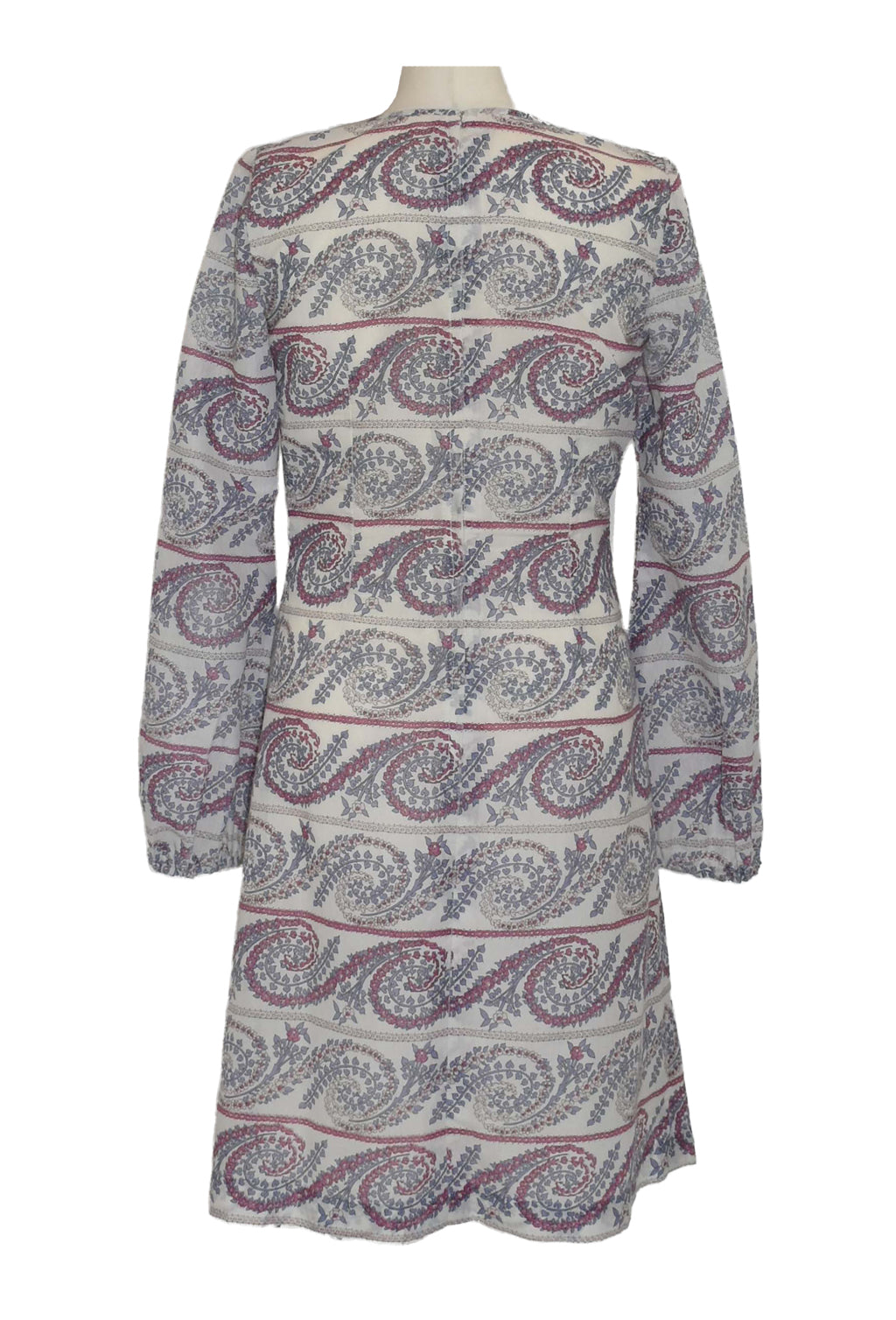 1970's Cotton Dress With Bell Sleeves | Vintage
