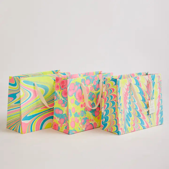 Paper Mirchi Neon Marble | Tree-Free Gift Bag