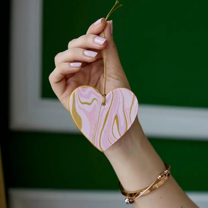 Heart Marshmallow | Paper Mirchi Keepsake Ornament Greeting Card