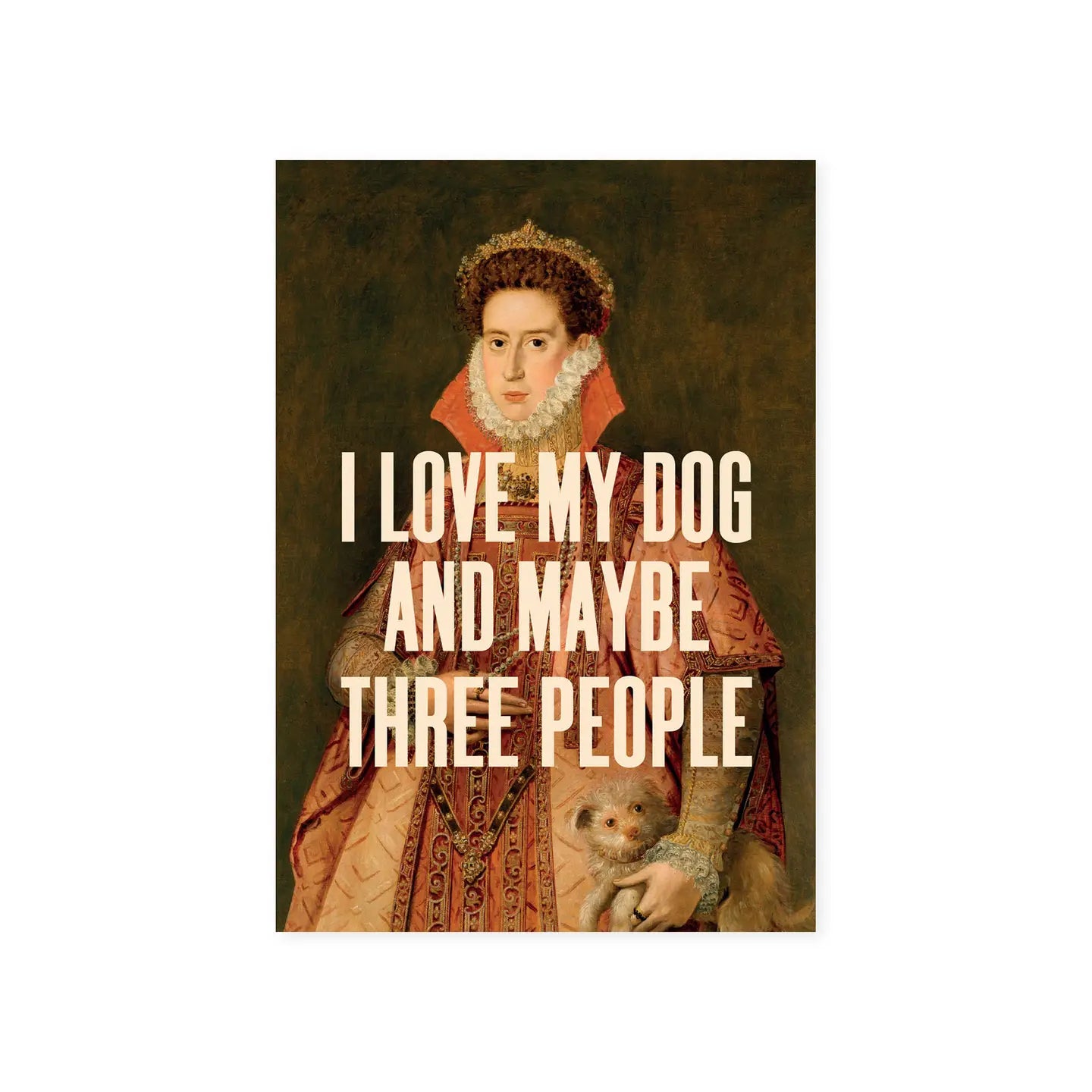 I Love My Dog | Postcard