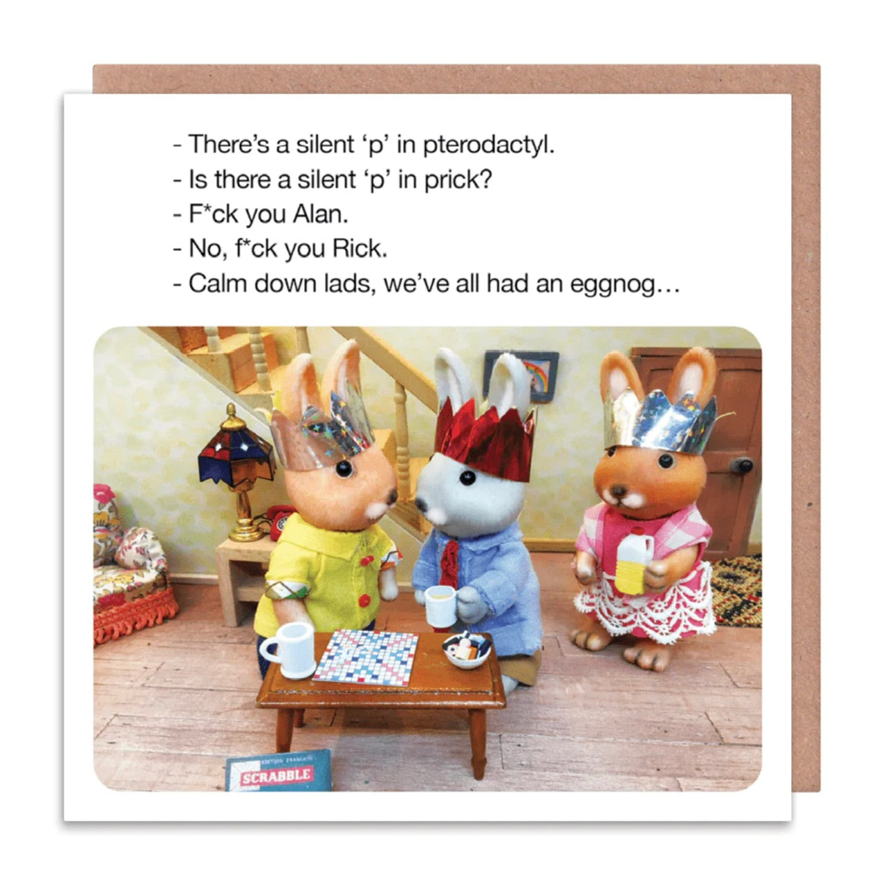 Silent P | Greeting Card