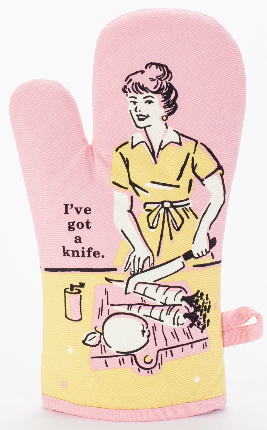 I’ve Got a Knife| Blue Q Oven Mitt