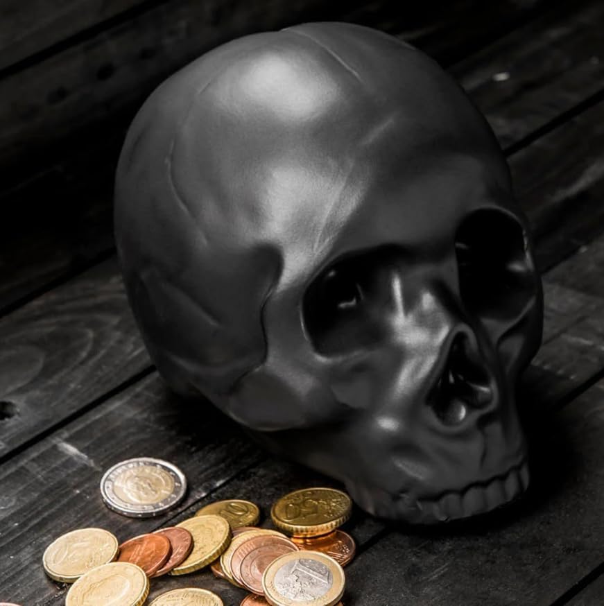 Ceramic Skull | Money Box