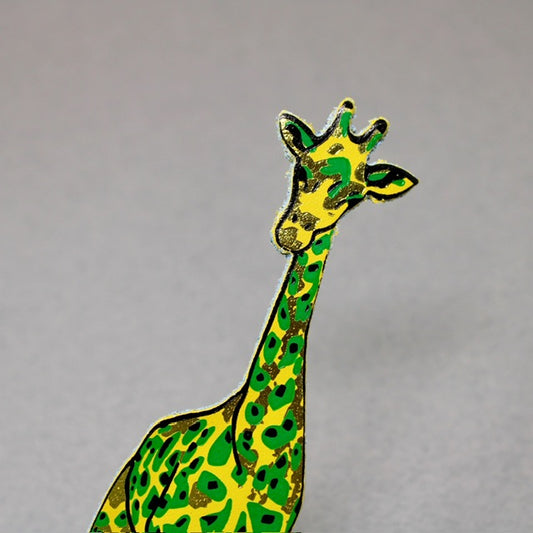 Giraffe | Leather Bookmark