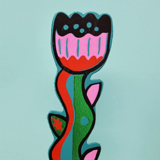 Tulip | Leather Bookmark