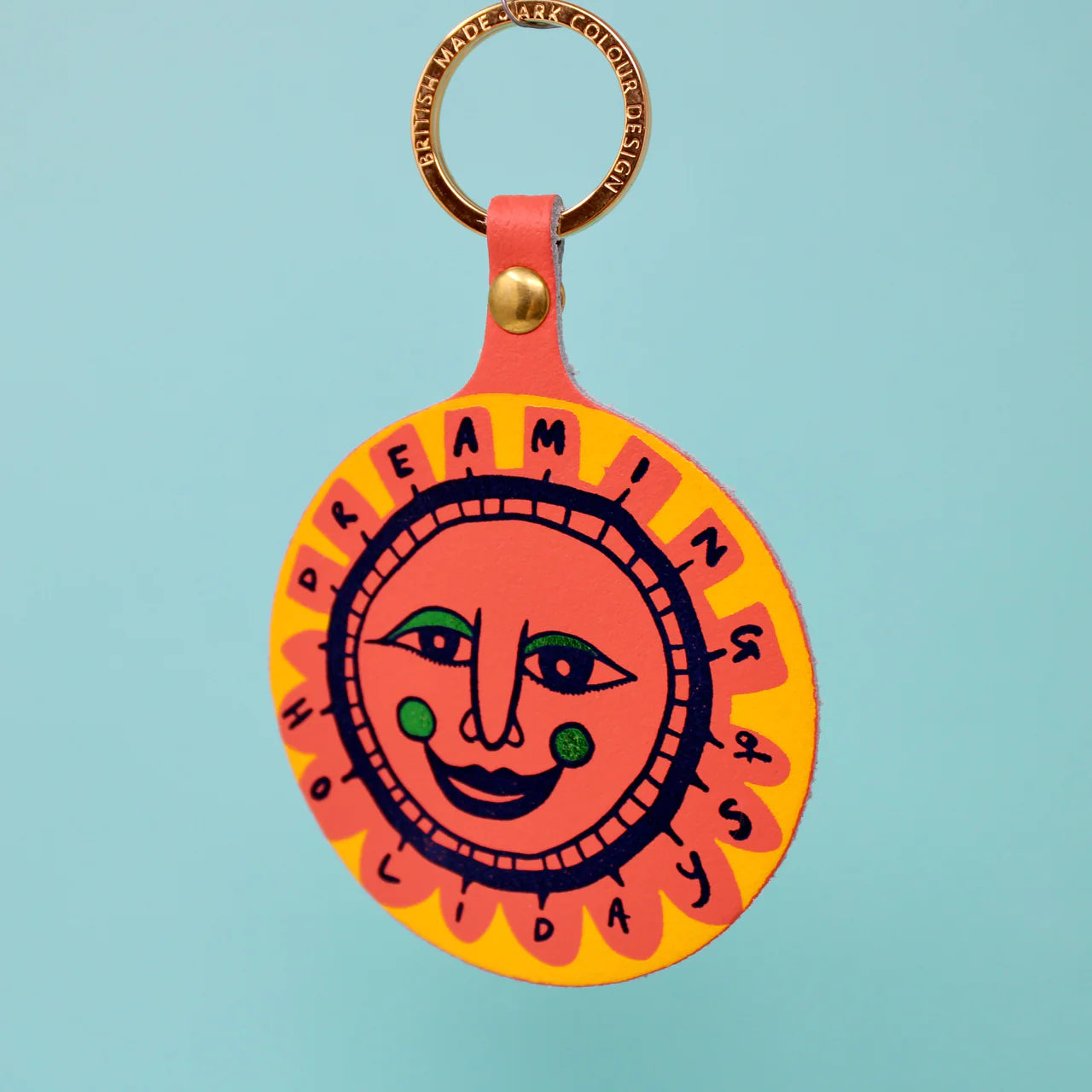 Dreaming Of Holidays | Leather Key Fob