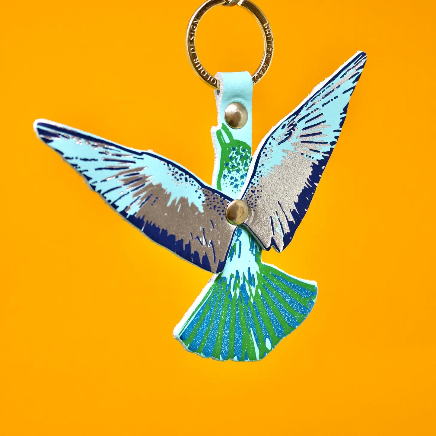 All Colours - Flying Bird | Leather Key Fob