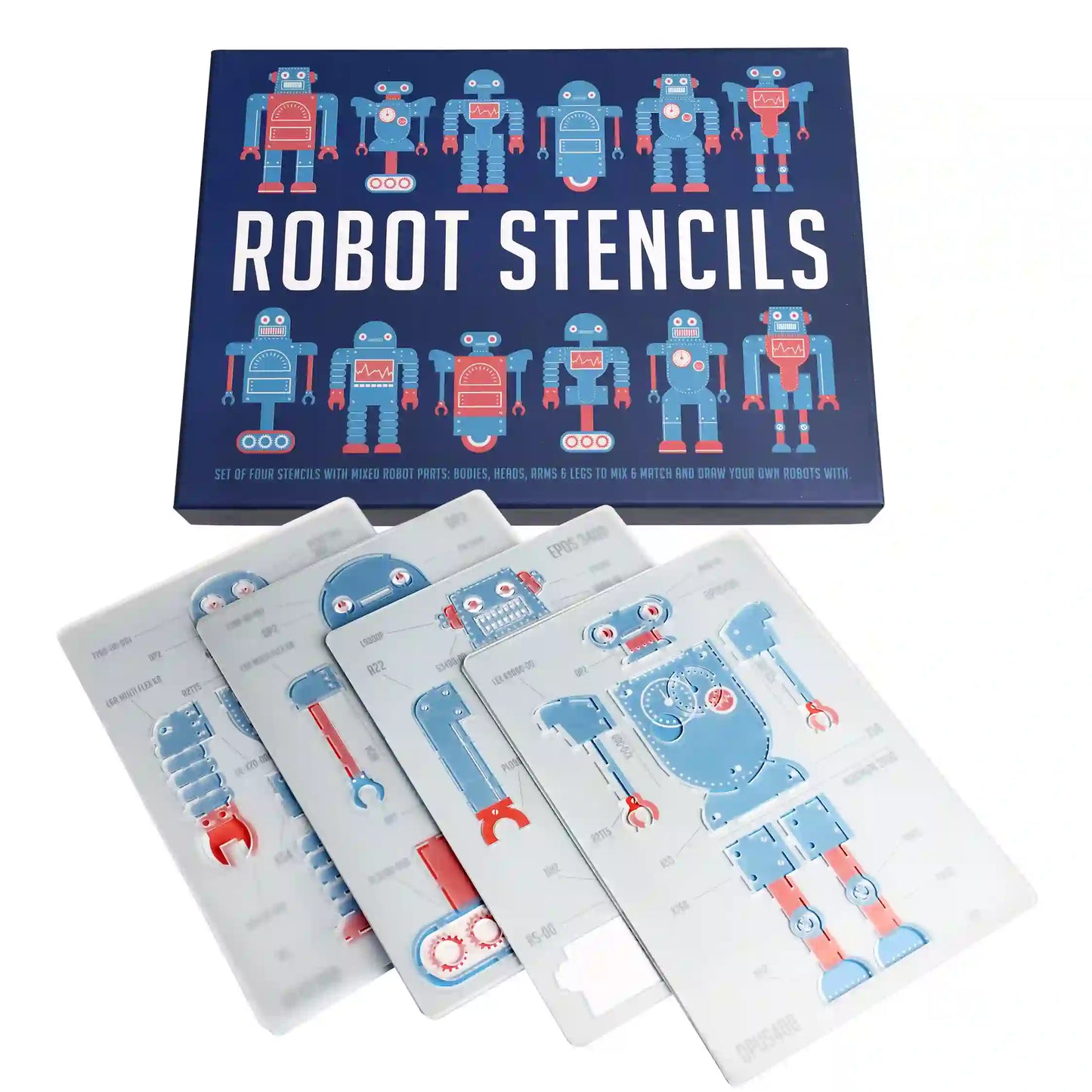 Draw Your Own Robot | Large Stencil Set