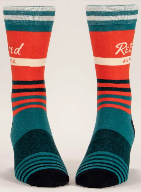 Retired As F*ck | Blue Q Socks