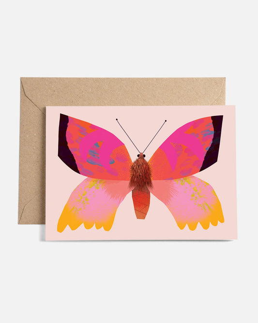 Pink Butterfly | Greeting Card