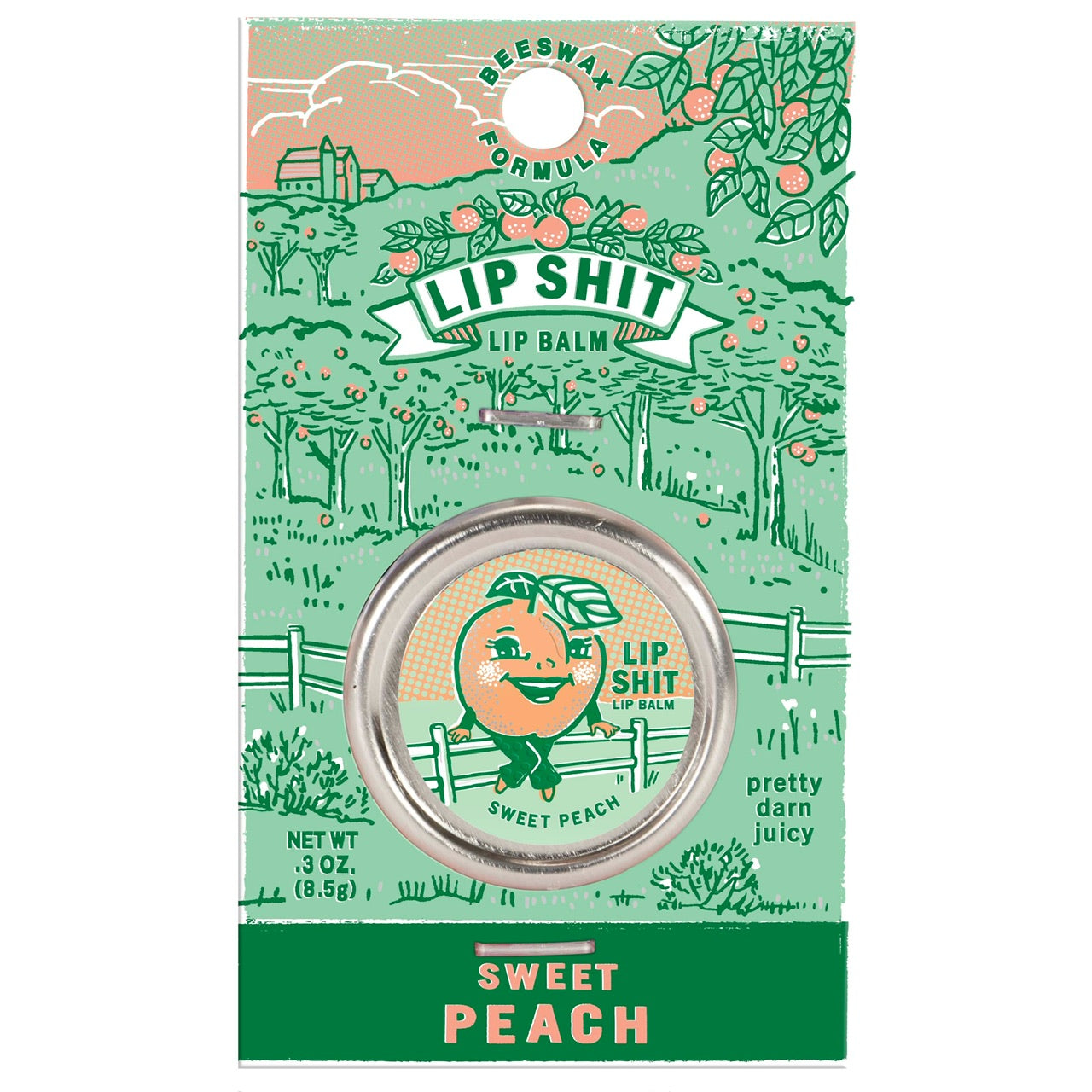 Sweet Peach | Blue Q Lip Balm