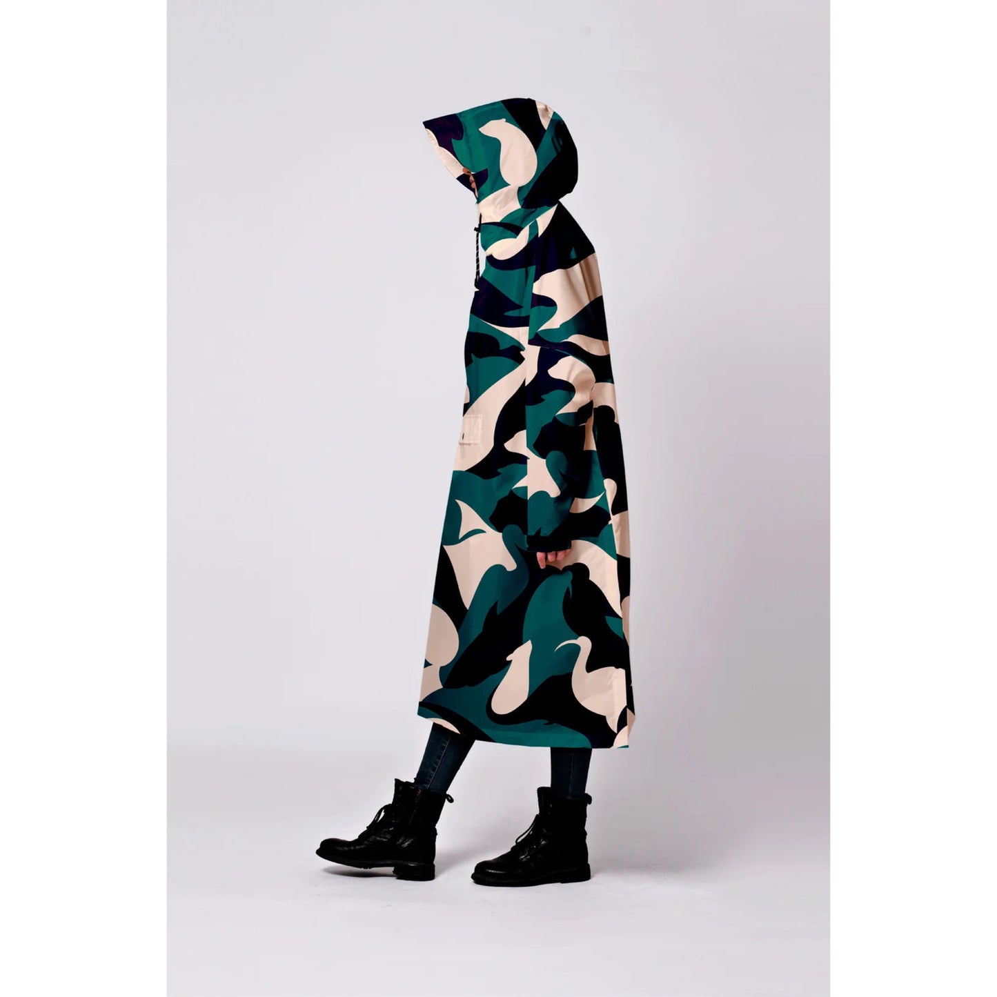 Malika Favre Animo Petrol | Rainkiss Poncho