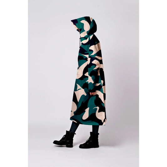 Malika Favre Animo Petrol | Rainkiss Poncho