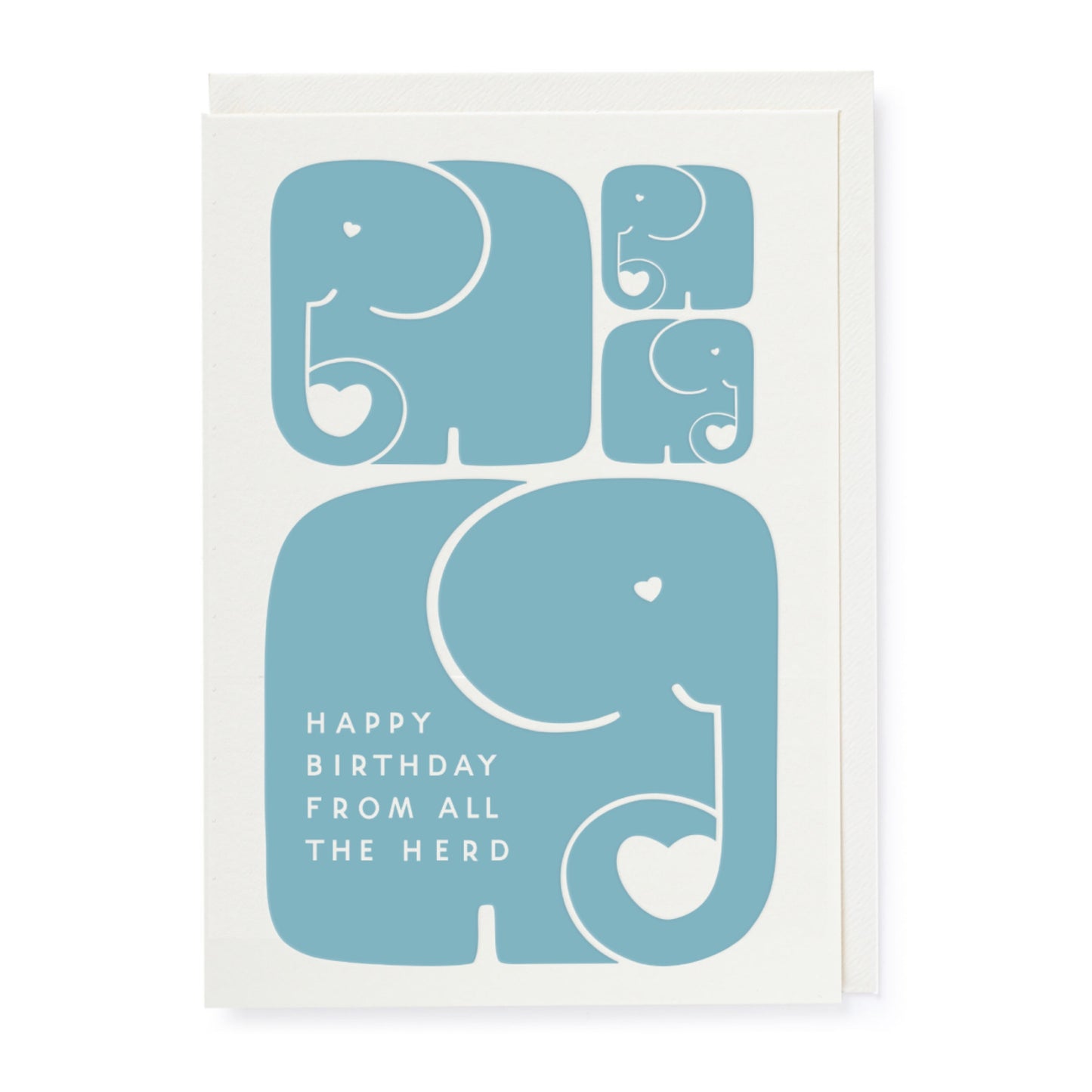 From All The Herd | Letterpress Greeting Card