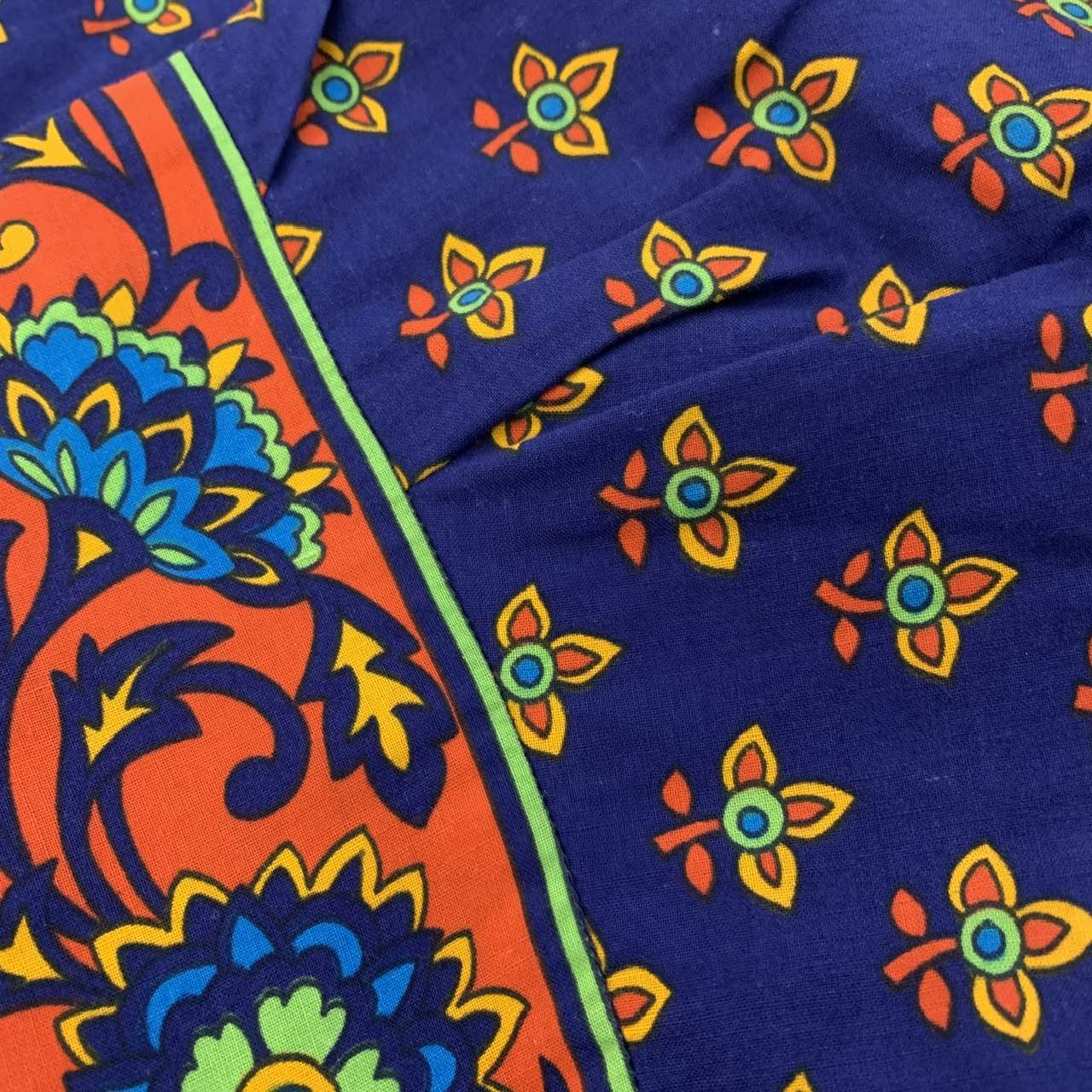 1970’s Paisley Print Sherman Of London Maxi Dress | Vintage