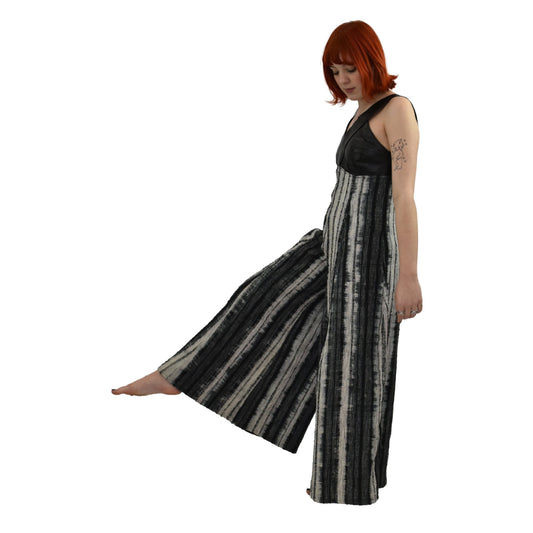 Leather And Tapestry Jumpsuit | Vintage