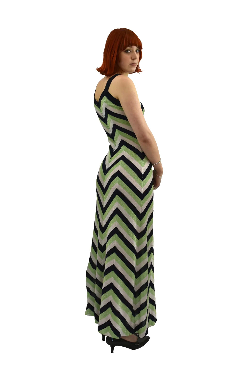 1970’s Emilio Pucci Chevron Maxi Dress | Vintage