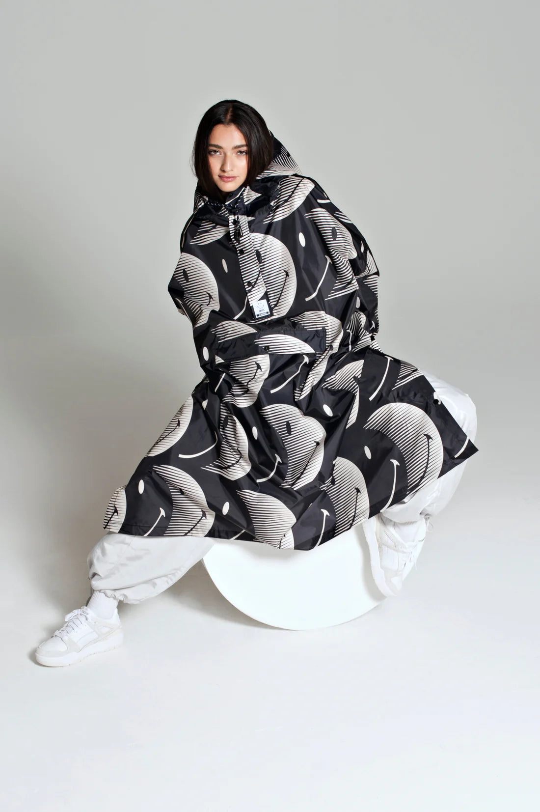 Half Moon x Smiley | Rainkiss Poncho