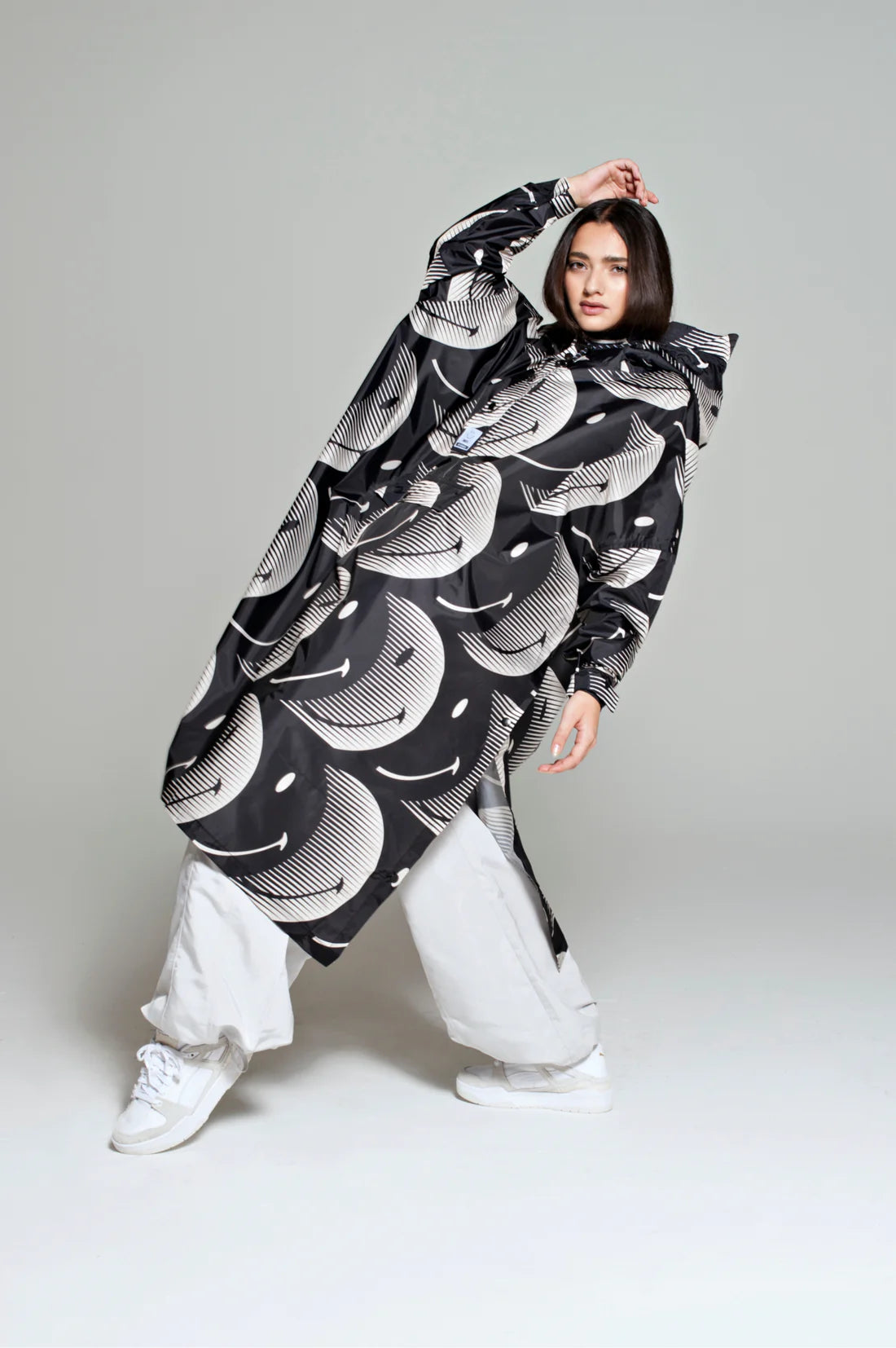 Half Moon x Smiley | Rainkiss Poncho