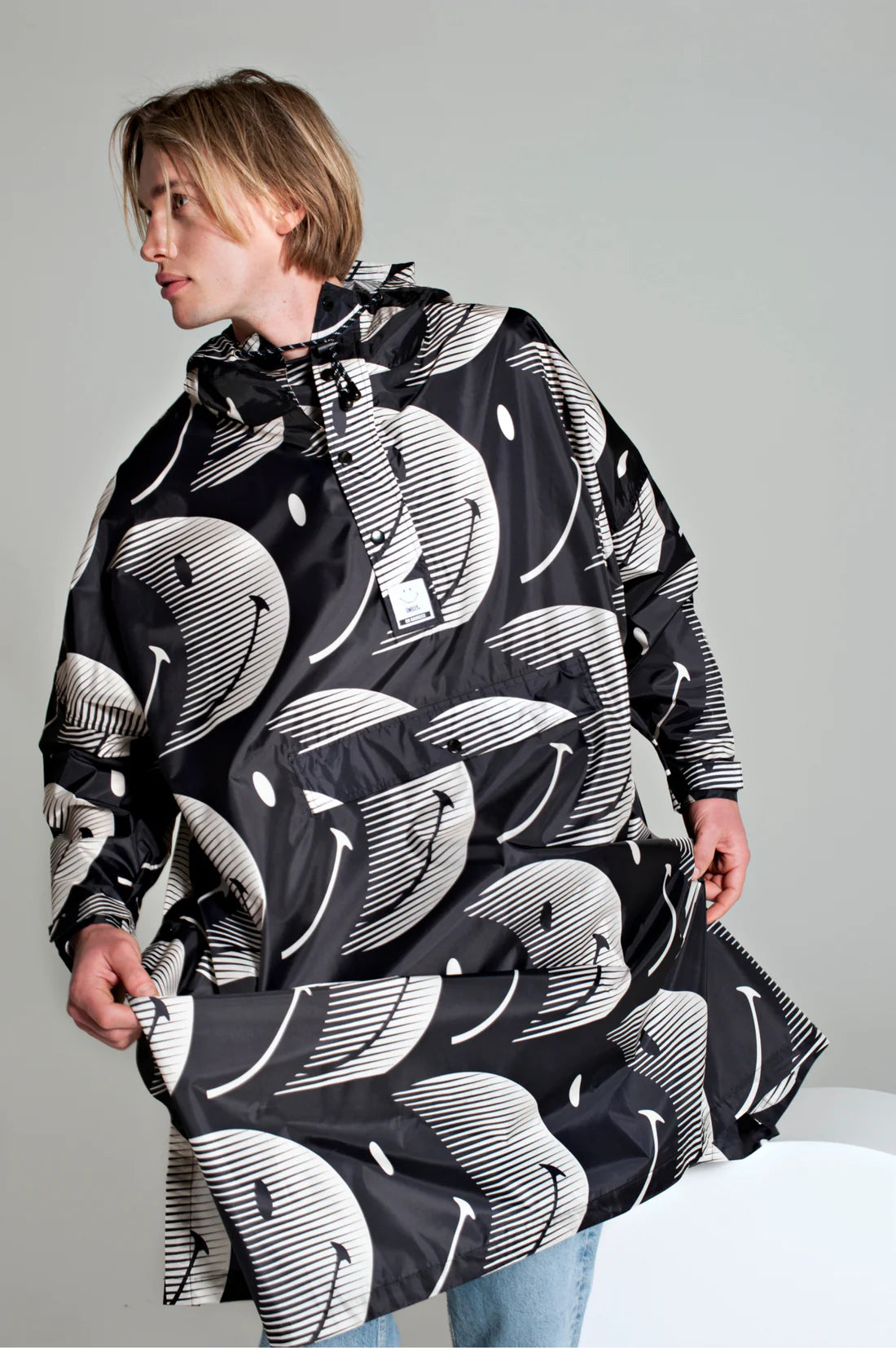 Half Moon x Smiley | Rainkiss Poncho