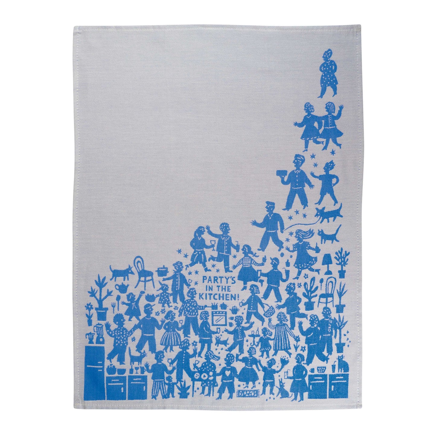 Party’s In The Kitchen | Blue Q Woven Dish Towel