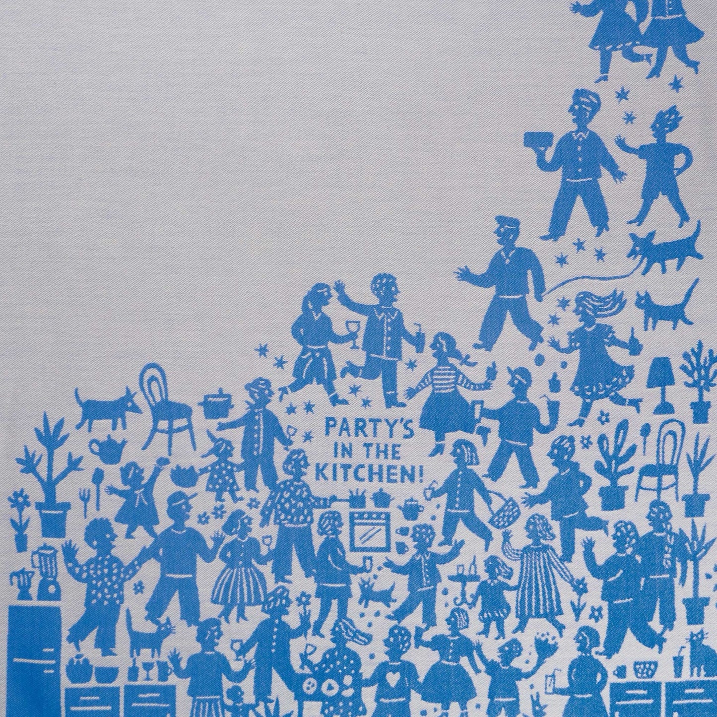 Party’s In The Kitchen | Blue Q Woven Dish Towel