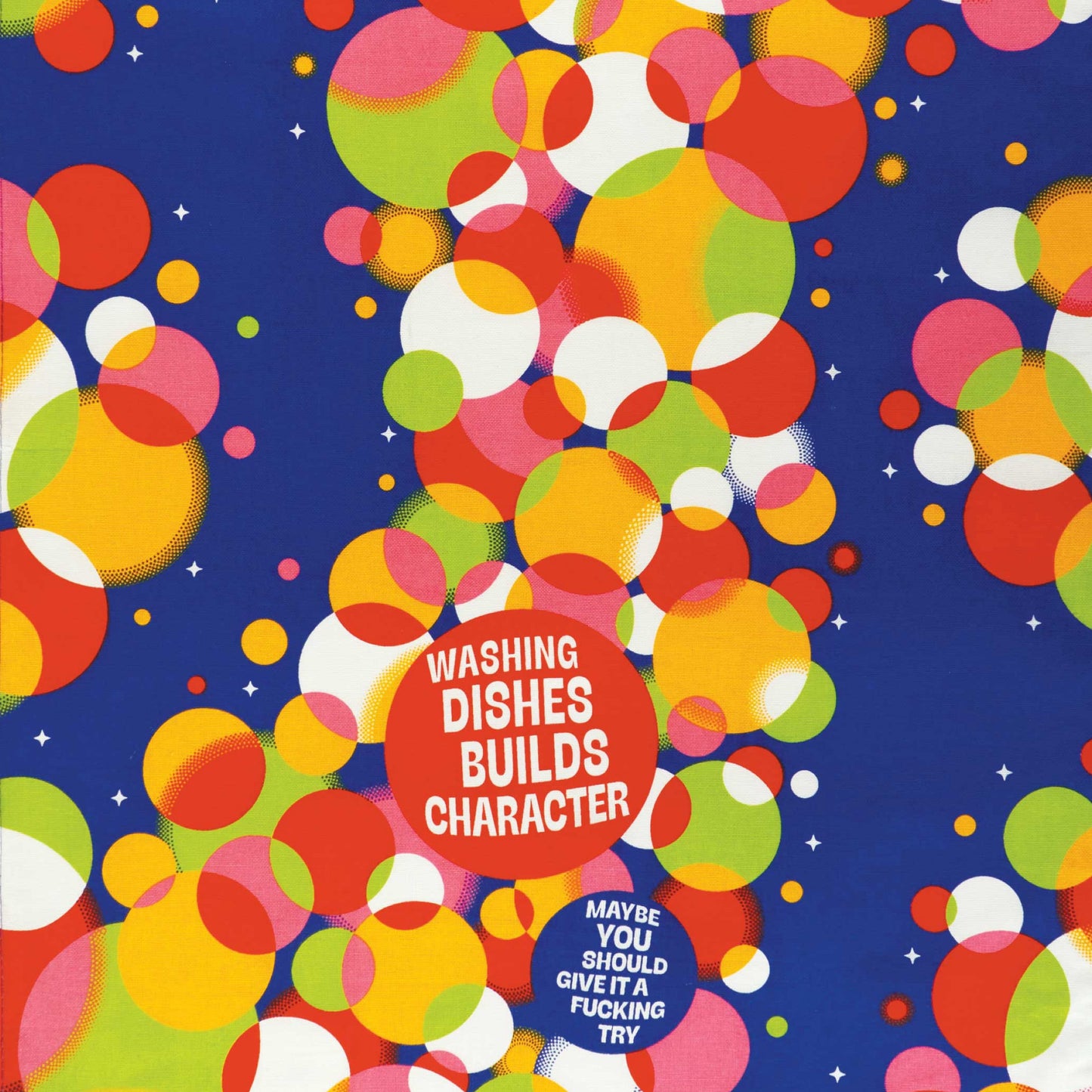 Washing Dishes Builds Character | Blue Q Dish Towel