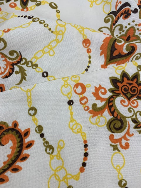 1960’s High Neck Floral Print Shift Dress | Vintage