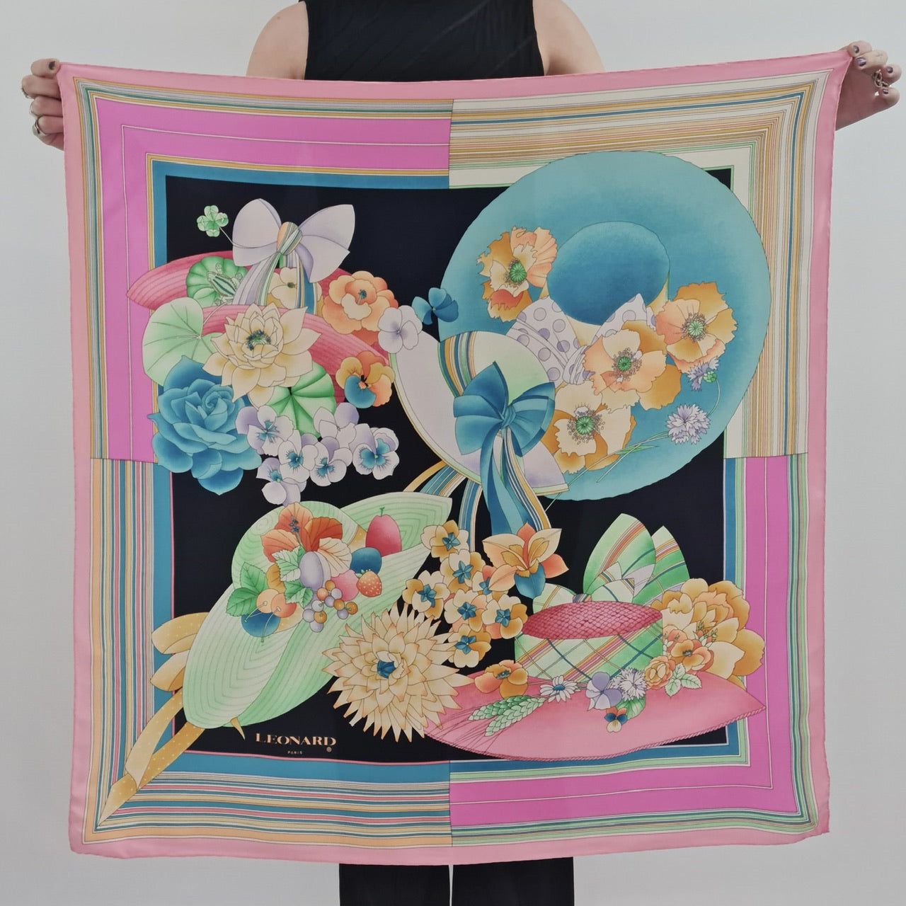 Leonard Paris Silk Scarf | Vintage