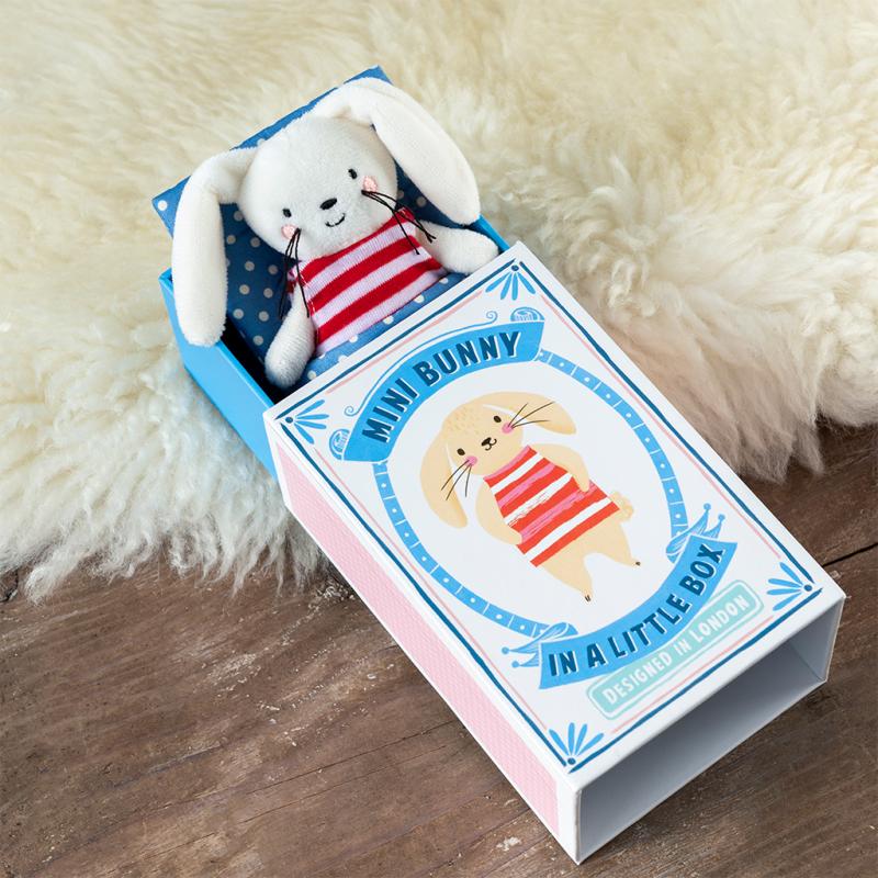 Mini Bunny In A Little Box | Soft Toy
