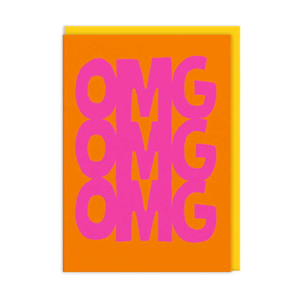 OMG OMG OMG | Greetings Card
