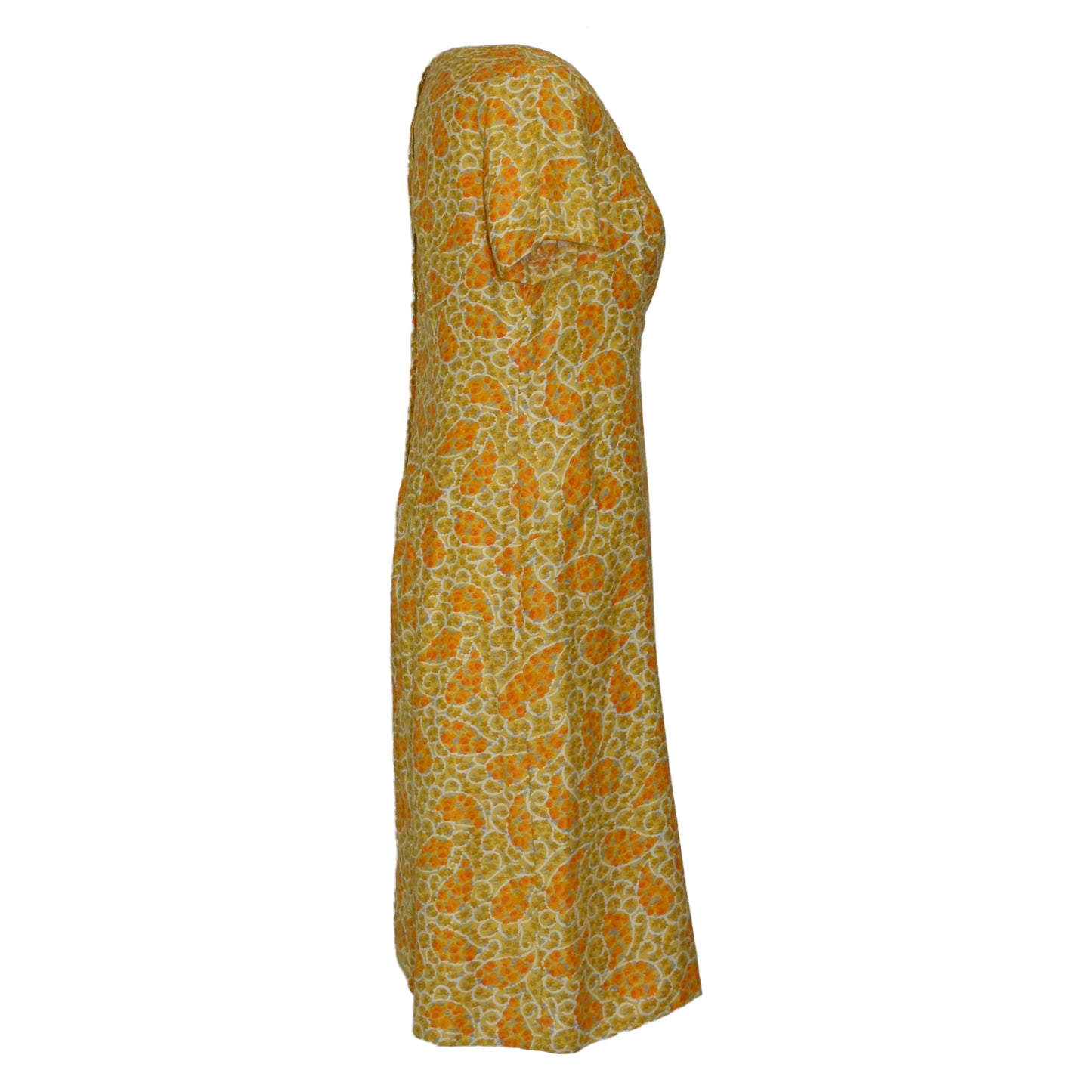 1960’s Orange Floral Shift Dress | Vintage