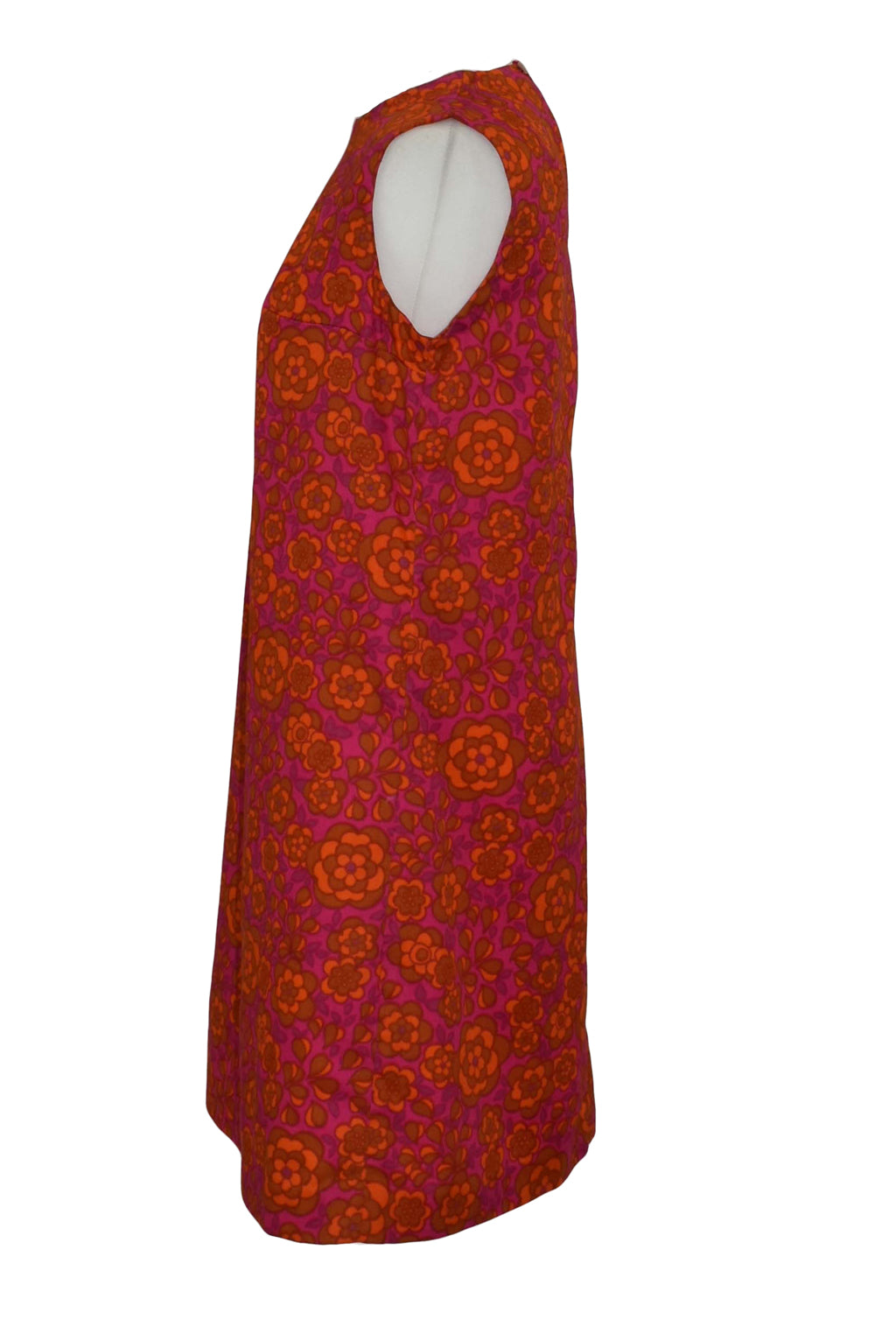 1960’s Flower Power Pink Shift Dress | Vintage