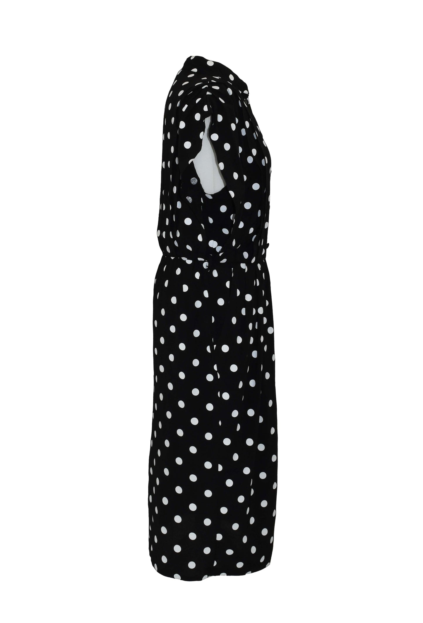 1980’s Black And White Polka Dot Dress | Vintage