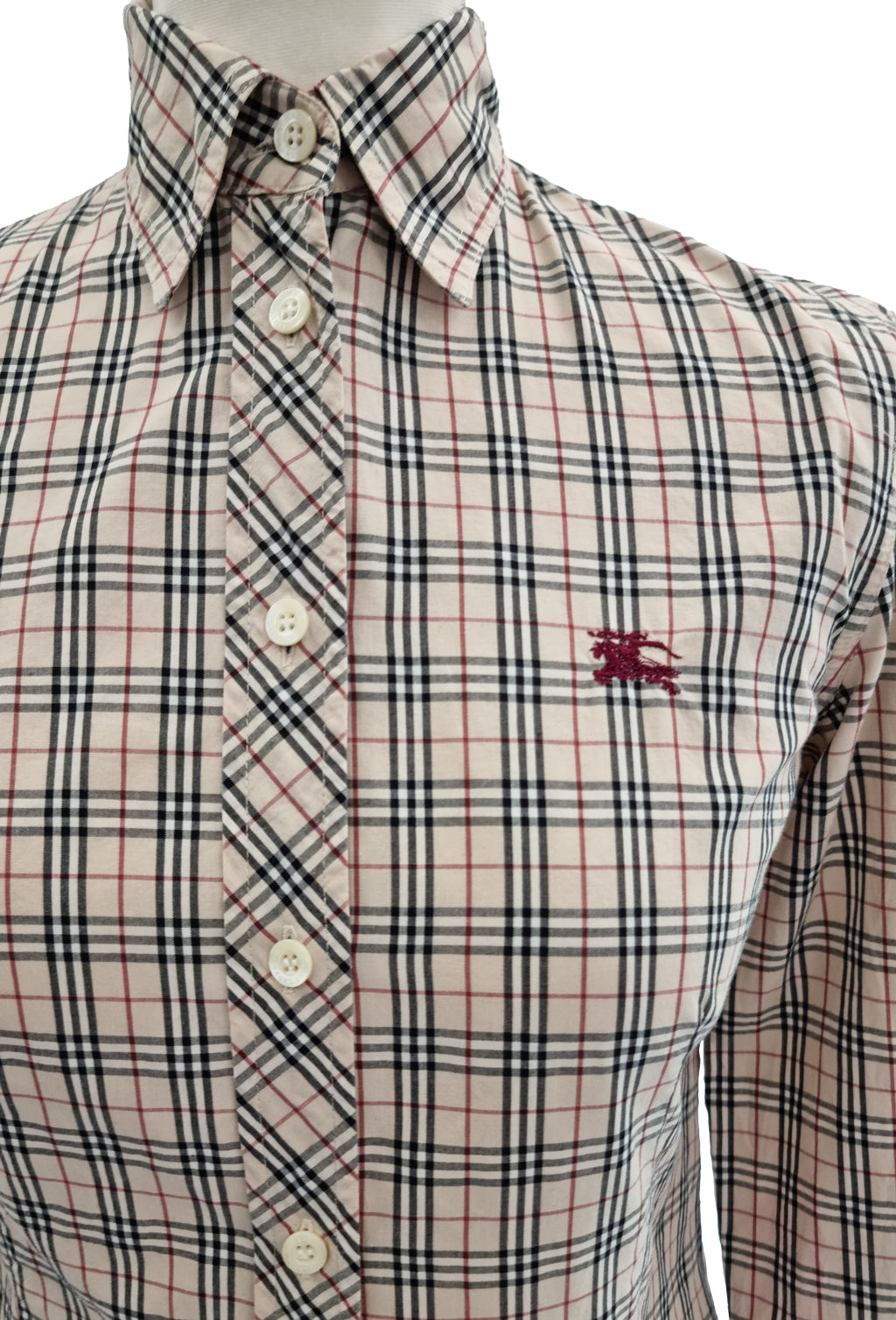 Y2K Women’s Fit Burberry Nova Check Shirt | Preloved