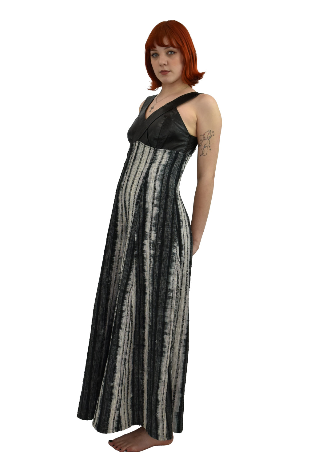 Leather And Tapestry Jumpsuit | Vintage
